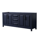 Daria 79" Double Free Standing Vanity Cabinet Only - Less Vanity Top - image 1