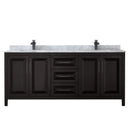 Daria 80" Free Standing Double Vanity Set with MDF Cabinet, Marble Vanity Top, and 2 Undermount Sinks - image 11
