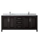 Daria 80" Free Standing Double Vanity Set with MDF Cabinet, Marble Vanity Top, and 2 Undermount Sinks - image 12
