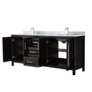Daria 80" Free Standing Double Vanity Set with MDF Cabinet, Marble Vanity Top, and 2 Undermount Sinks - image 20