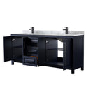 Daria 80" Free Standing Double Vanity Set with MDF Cabinet, Marble Vanity Top, and 2 Undermount Sinks - image 21