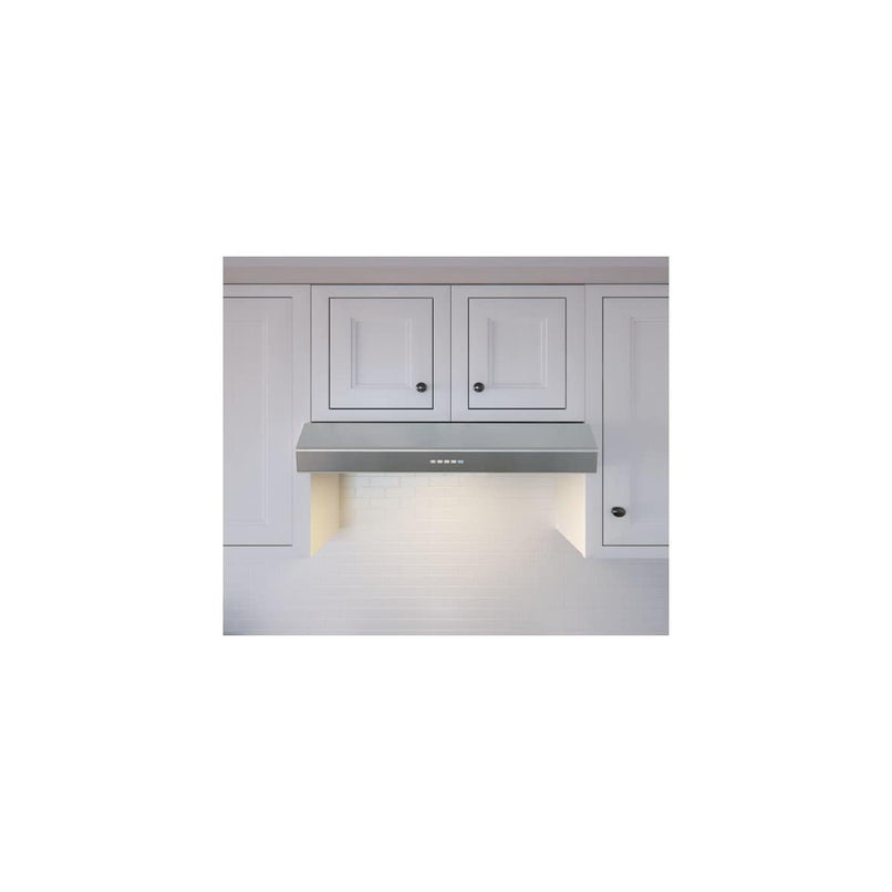 Breeze II 210 - 400 CFM 30 Inch Wide Under Cabinet Range Hood with LumiLight LED Lighting - image 5