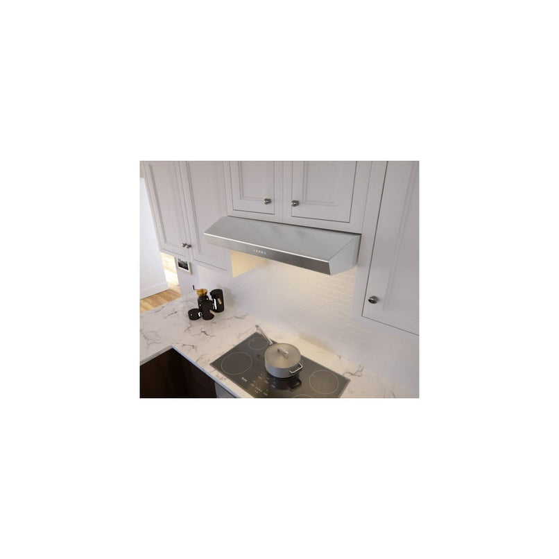 Breeze II 210 - 400 CFM 30 Inch Wide Under Cabinet Range Hood with LumiLight LED Lighting - image 7