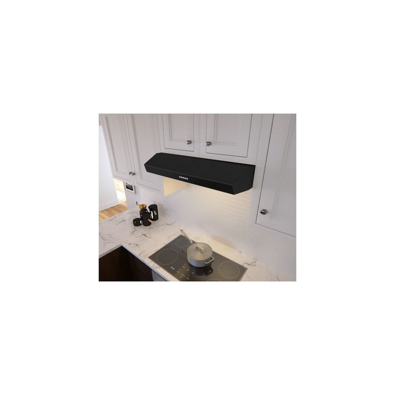 Breeze II 210 - 400 CFM 30 Inch Wide Under Cabinet Range Hood with LumiLight LED Lighting - image 9