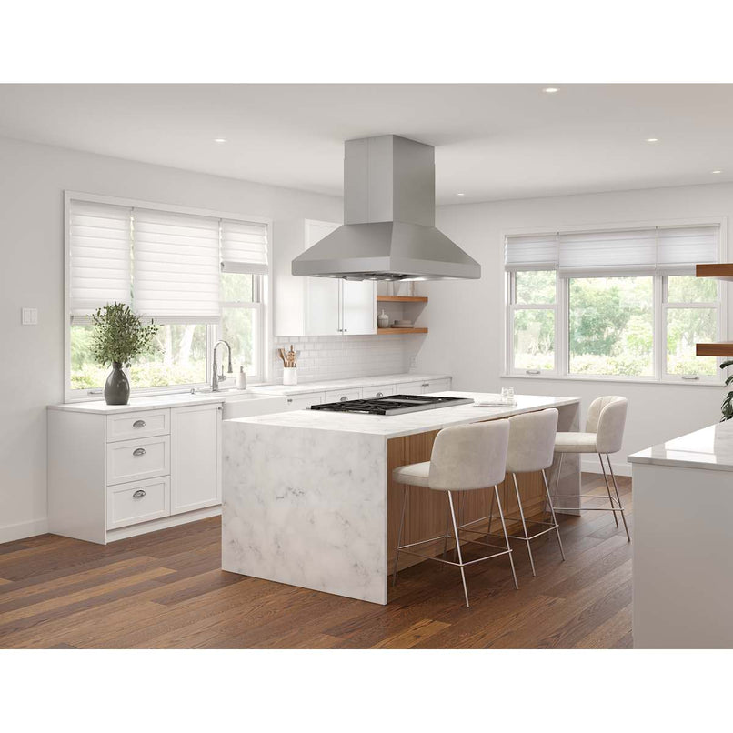 Titan Island 290 - 750 CFM 48 Inch Wide Island Range Hood with Airflow Control Technology and Directional Lighting - image 6