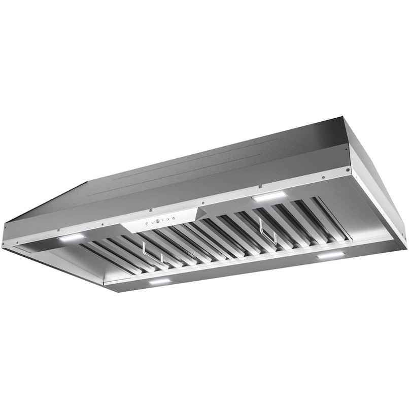 350 - 1200 CFM 60 Inch Wide Range Hood Insert with Remote Control - image 3