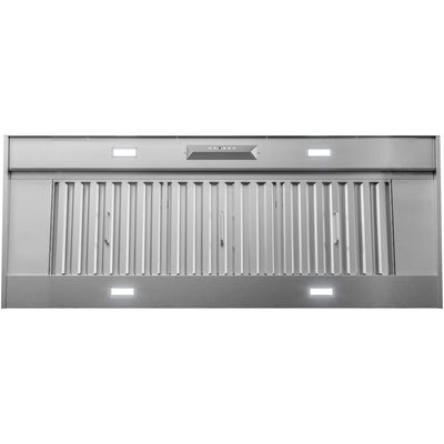 350 - 1200 CFM 60 Inch Wide Range Hood Insert with Remote Control - image 1