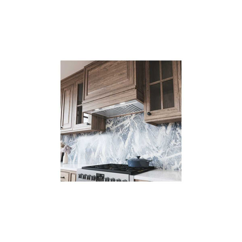 Monsoon Mini II 290 - 600 CFM 35 Inch Wide Insert Range Hood with LumiLight LED Lighting - image 4