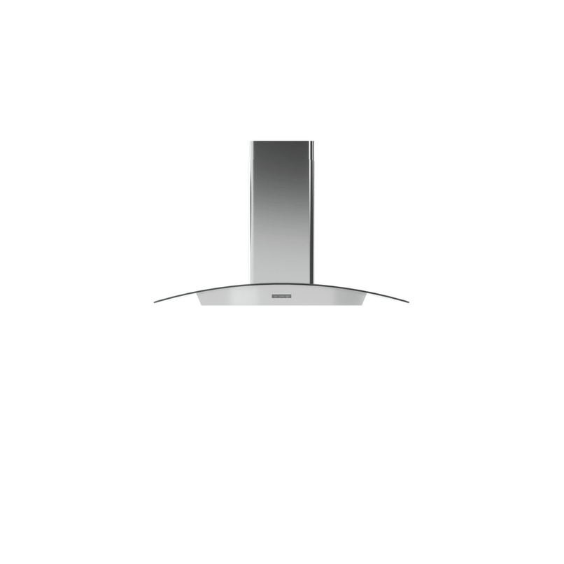 Brisas 36 in. 600 CFM Curved Glass Wall Mount Range Hood with LED Lights in Stainless Steel - image 1