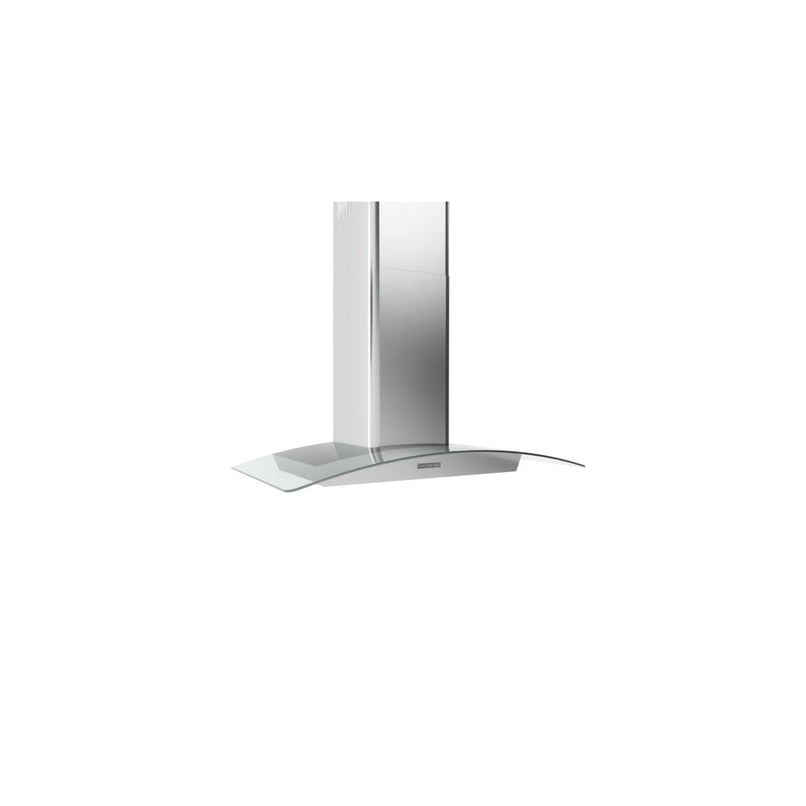 Brisas 36 in. 600 CFM Curved Glass Wall Mount Range Hood with LED Lights in Stainless Steel - image 2