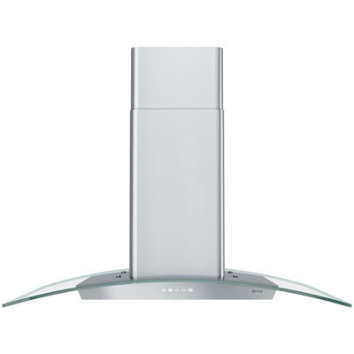 Brisas 290 - 600 CFM 36 Inch Wide Wall Mounted Range Hood with Curved Glass Canopy and LumiLight LED Lighting - image 1
