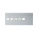 Brisas 290 - 600 CFM 36 Inch Wide Island Range Hood with Curved Glass Canopy and LumiLight LED Lighting - image 5