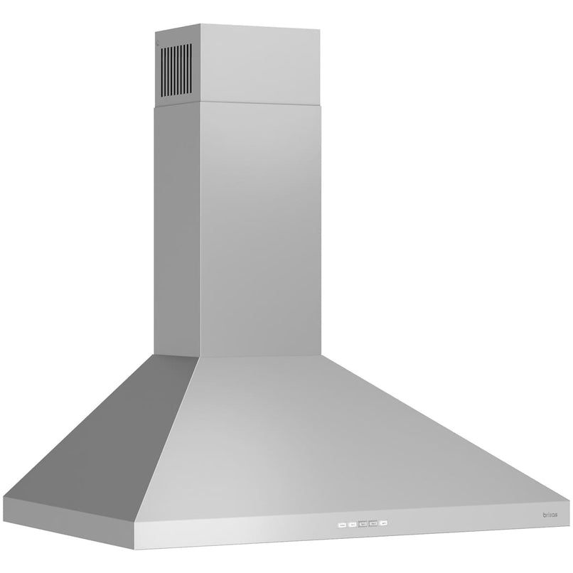 Brisas 290 - 600 CFM 30 Inch Wide Wall Mounted Range Hood with LumiLight LED Lighting - image 2