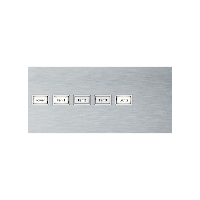 Brisas 290 - 600 CFM 36 Inch Wide Wall Mounted Range Hood with LumiLight LED Lighting - image 5