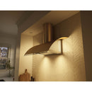 Okeanito 36 in. Wall Mount Range Hood with LED Lights in Brushed Gold - image 10