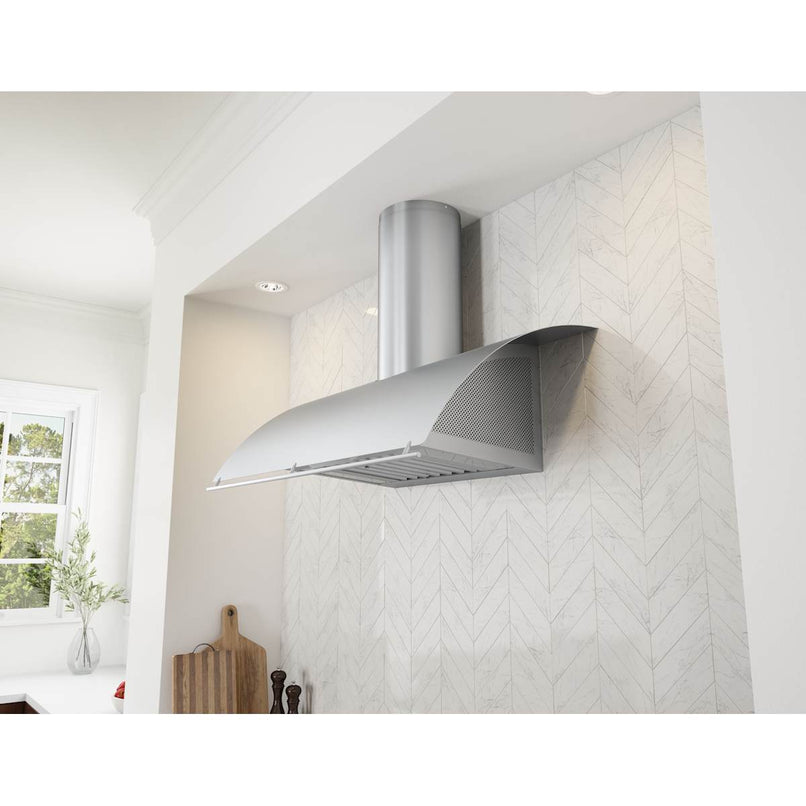 Okeanito 36 in. Wall Mount Range Hood with LED Lights in Stainless Steel - image 6