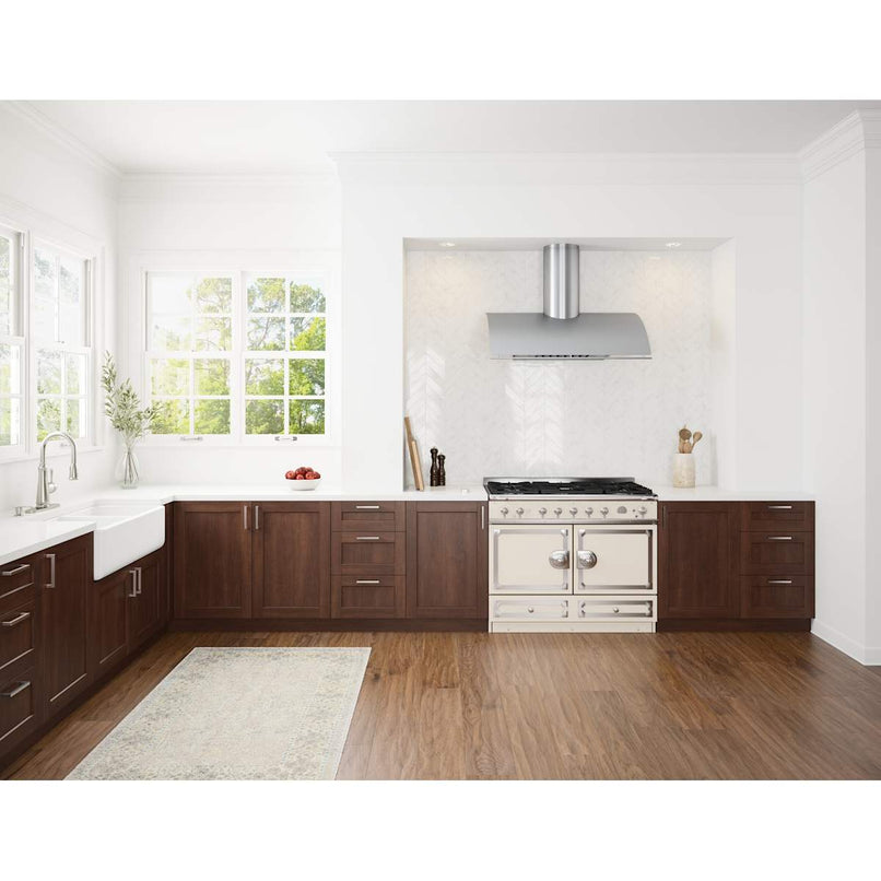 Okeanito 48 in. Wall Mount Range Hood with LED Lights in Stainless Steel - image 7