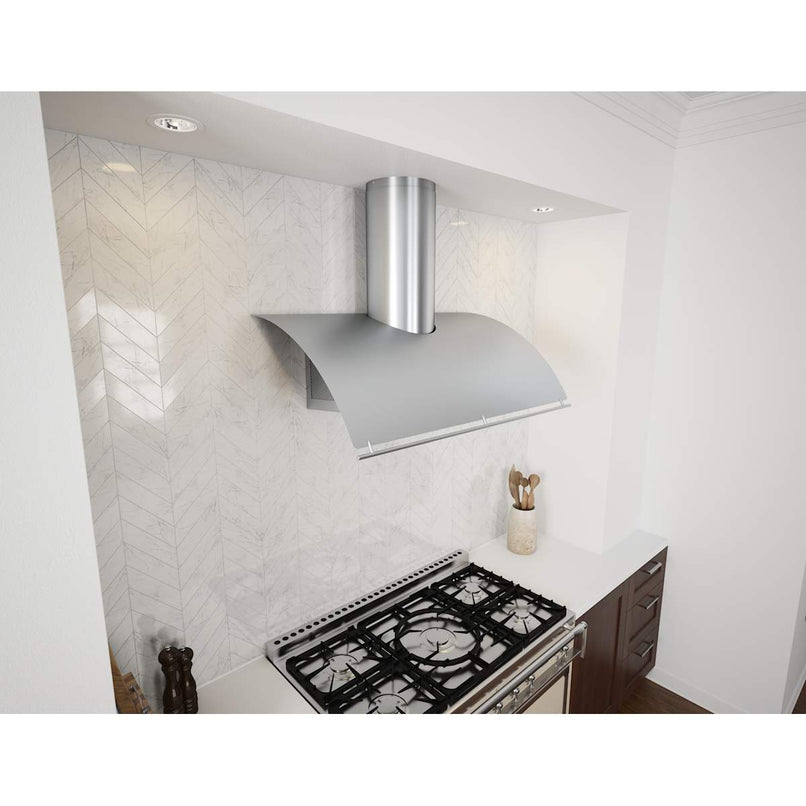 Okeanito 48 in. Wall Mount Range Hood with LED Lights in Stainless Steel - image 5