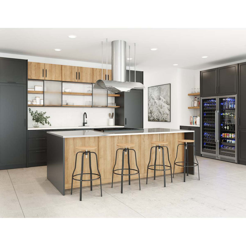 Trapeze 200 - 1000 CFM 36 Inch Wide Island Range Hood with LumiLight LED Lighting - image 4