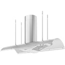 Trapeze 200 - 1000 CFM 60 Inch Wide Island Range Hood with LumiLight LED Lighting - image 2