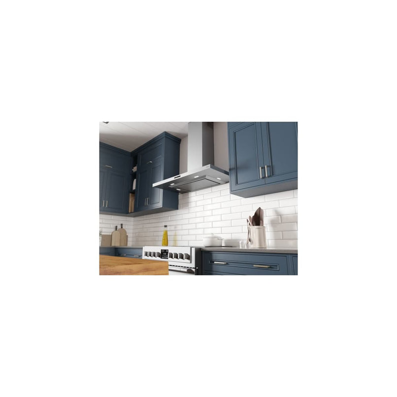 Layers 42 Inch Wide Wall Mounted Range Hood with Tri Level Lighting - image 7
