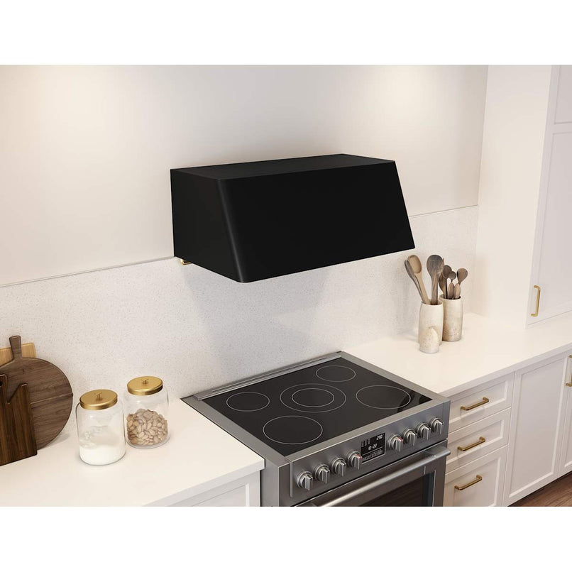 Mesa 48 Inch Wide Wall Mounted Range Hood with LED Lights and 3 Speeds - image 14