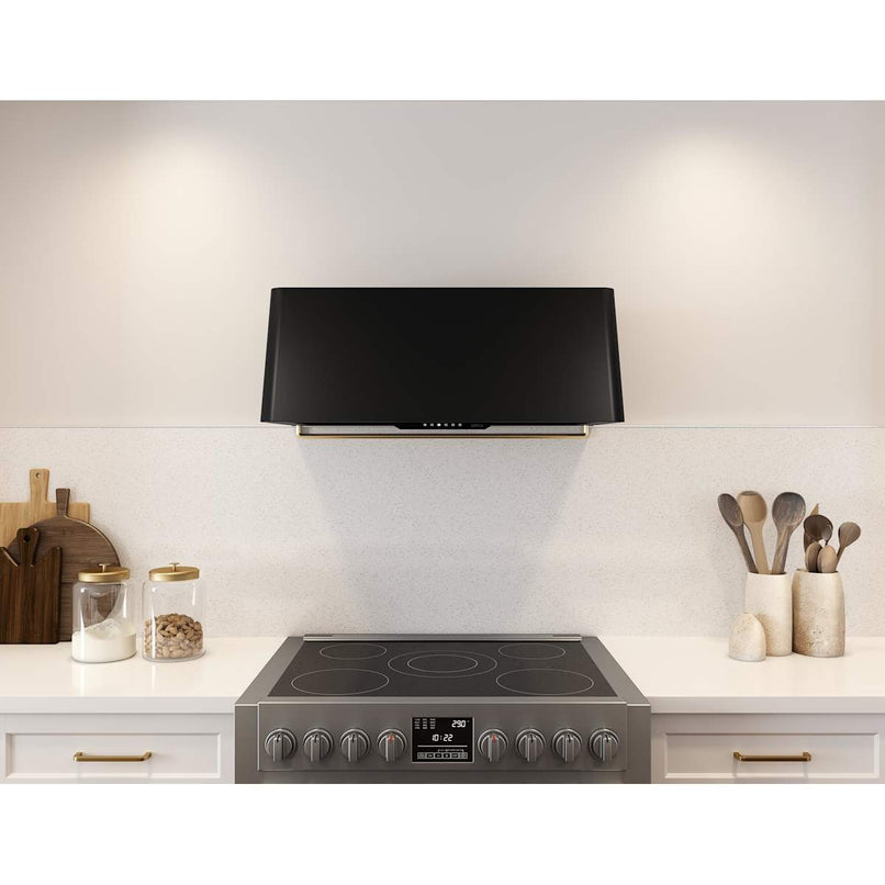 Mesa 48 Inch Wide Wall Mounted Range Hood with LED Lights and 3 Speeds - image 20