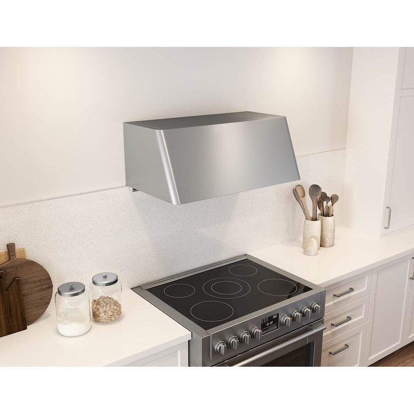 Mesa 48 Inch Wide Wall Mounted Range Hood with LED Lights and 3 Speeds - image 8