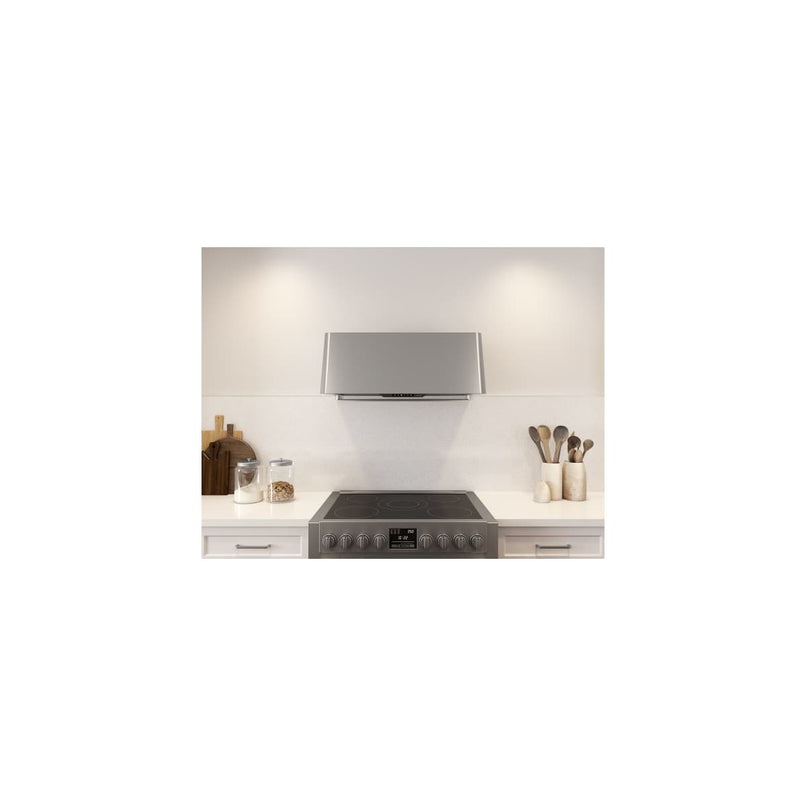 Mesa 36 Inch Wide Wall Mounted Range Hood with Tri Level Lighting - image 4
