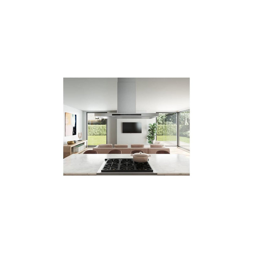 Vista 36 Inch Wide Island Range Hood with Tri Level Lighting - image 4