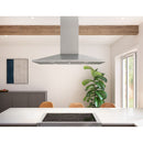 Anzio 290 - 600 CFM 42 Inch Wide Island Range Hood with LumiLight LED Lighting - image 5