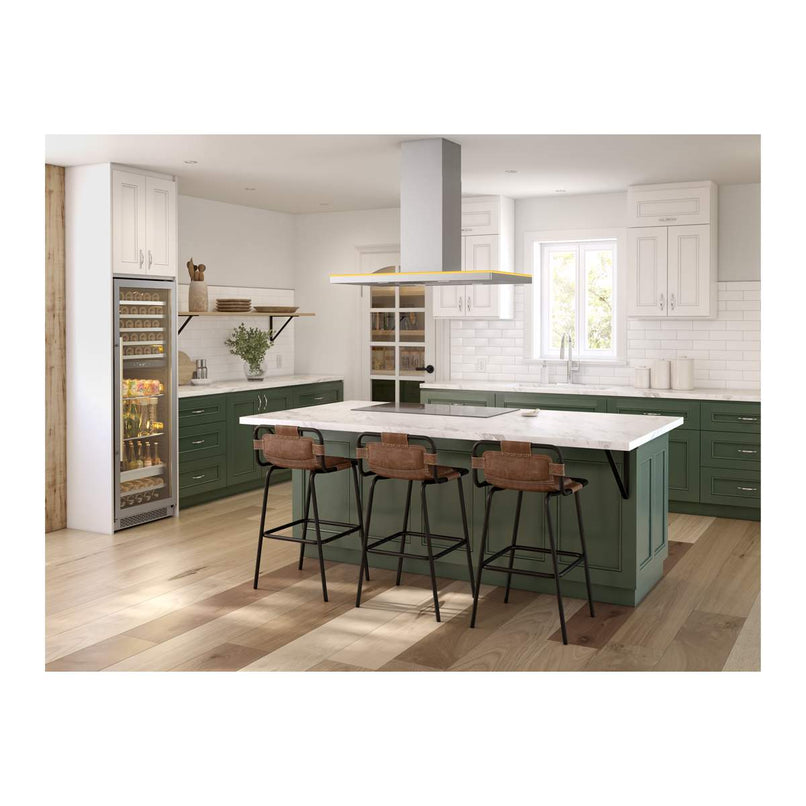 600 CFM 36 Inch Wide Island Range Hood with ACT Technology and LED Lighting from Luce Series - image 9