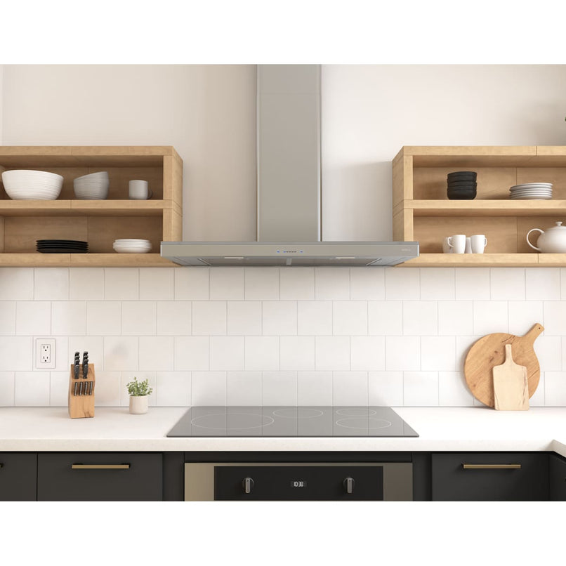 Luce Wall 290 - 600 CFM 30 Inch Wide Wall Mounted Range Hood with LED Accent Lighting - image 13