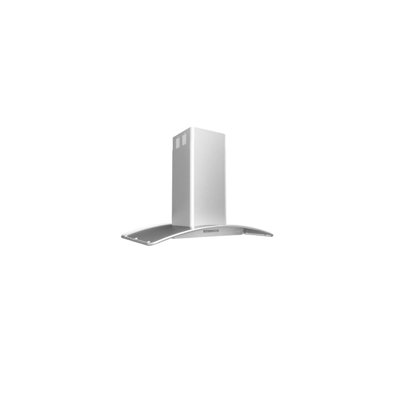 Milano 200 - 700 CFM 42 Inch Wide Island Range Hood with LumiLight LED Lighting - image 3