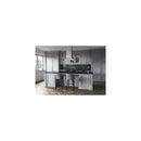 Milano 200 - 700 CFM 42 Inch Wide Island Range Hood with LumiLight LED Lighting - image 5