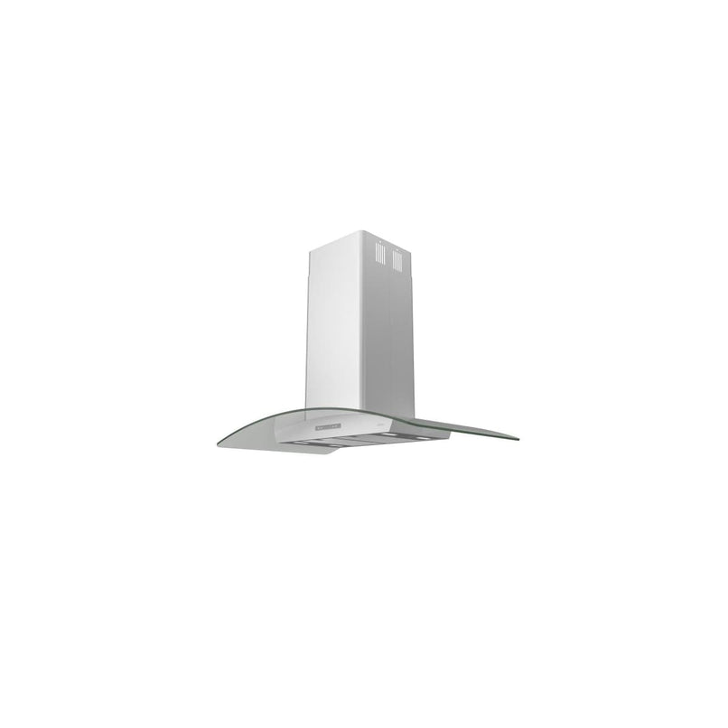 Milano 200 - 700 CFM 36 Inch Wide Island Range Hood with LumiLight LED Lighting - image 3