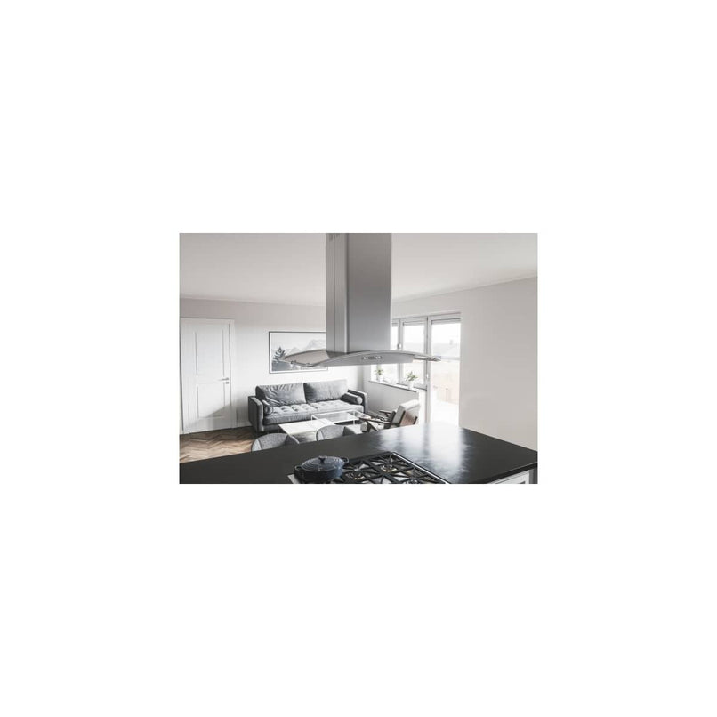 Milano 200 - 700 CFM 36 Inch Wide Island Range Hood with LumiLight LED Lighting - image 6
