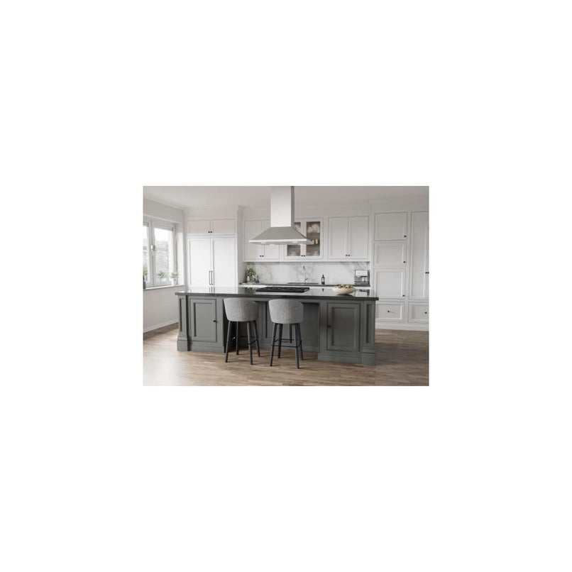 Napoli 200 - CFM 36 Inch Wide Island Range Hood with LumiLight LED Lighting - image 4