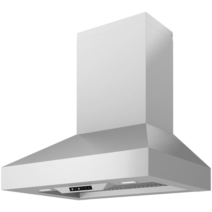 Podesta 30 Inch Wide Wall Mounted Range Hood with Airflow Control Technology™ and LED Lights - image 5