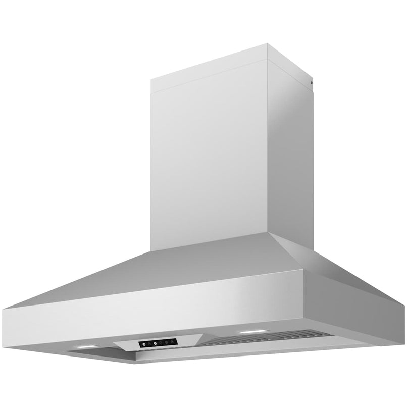 Podesta 36 Inch Wide Wall Mounted Range Hood with LED Lights and Airflow Control Technology™ - image 5