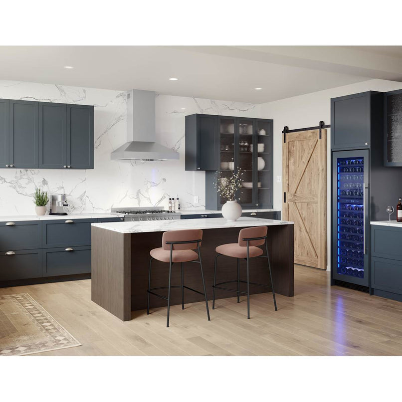 Podesta 36 Inch Wide Wall Mounted Range Hood with LED Lights and Airflow Control Technology™ - image 6