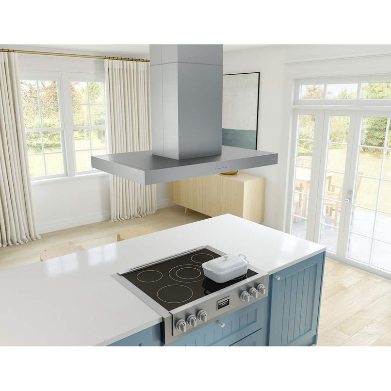 Roma 290 - 600 CFM 42 Inch Wide Island Range Hood with LumiLight LED Lighting - image 6