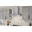 Roma 290 - 600 CFM 30 Inch Wide Wall Mounted Range Hood with LumiLight LED Lighting - image 3