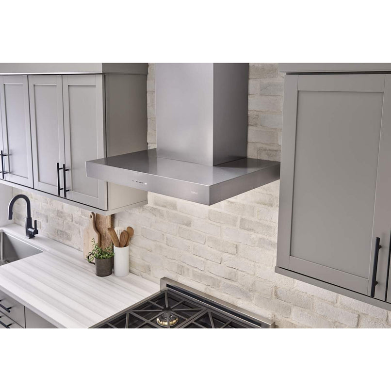 Roma 290 - 600 CFM 30 Inch Wide Wall Mounted Range Hood with LumiLight LED Lighting - image 7