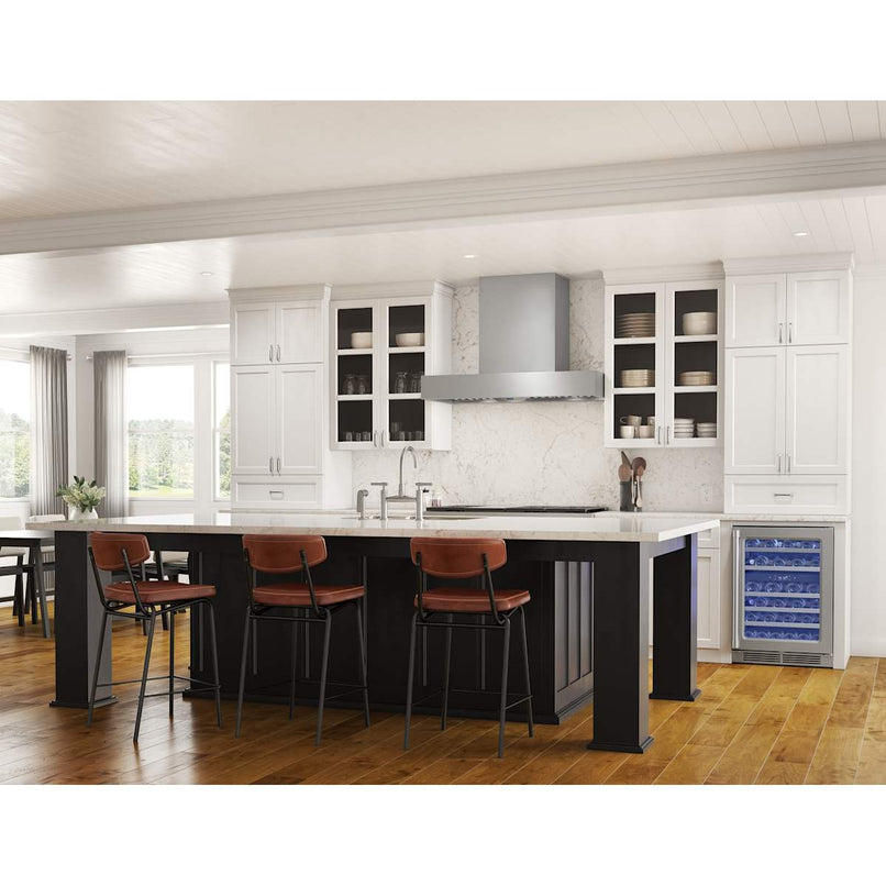 Roma Pro 290 - 750 CFM 36 Inch Wide Wall Mounted Range Hood with Airflow Control Technology and CleanAir Feature - image 6