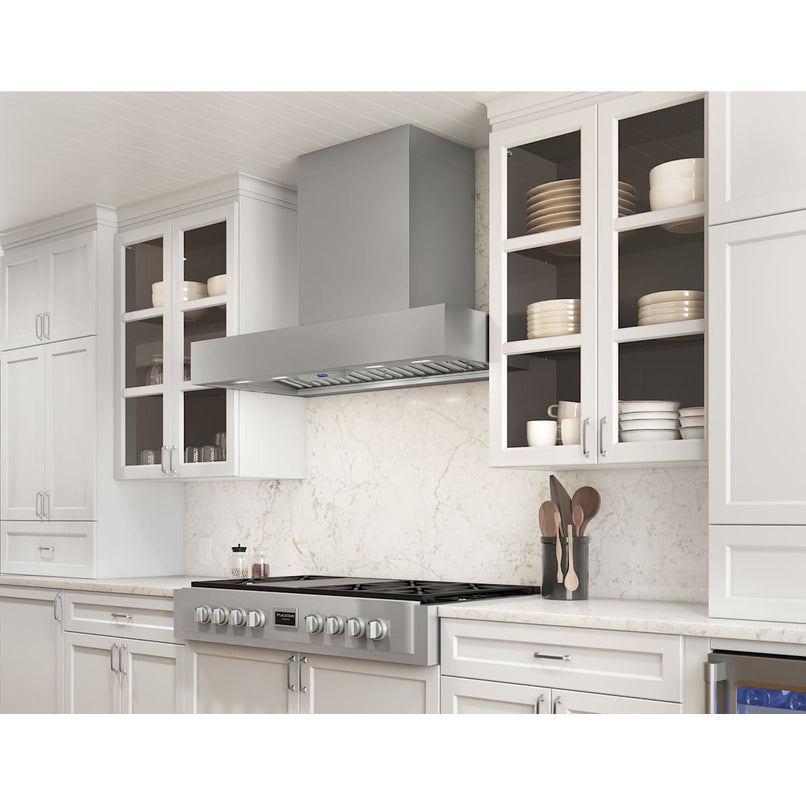 Roma Pro 290 - 750 CFM 48 Inch Wide Wall Mounted Range Hood with Airflow Control Technology and CleanAir Feature - image 3