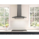 Ravenna 30 in. 600 CFM Wall Mount Range Hood with LED Light in Black Stainless Steel with Gray Glass Canopy - image 6