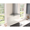 Ravenna 30 in. 600 CFM Wall Mount Range Hood with LED Light in Stainless Steel with Clear Glass Canopy - image 4