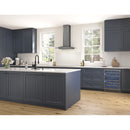 Ravenna 36 in. 600 CFM Wall Mount Range Hood with LED Light in Black Stainless Steel with Gray Glass Canopy - image 5