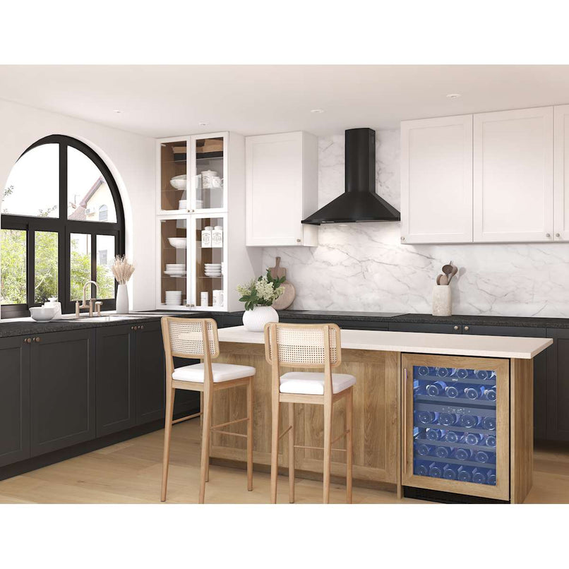 Savona 290 - 600 CFM 36 Inch Wide Wall Mounted Range Hood with LumiLight LED Lighting - image 4